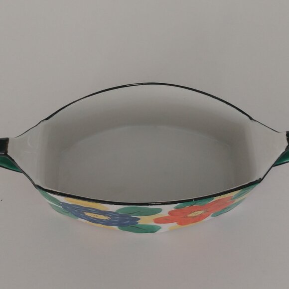 RARE * VTG Handled Hand Painted Trinket Dish Sugar Server Japan Meito Fine China - Picture 4 of 5